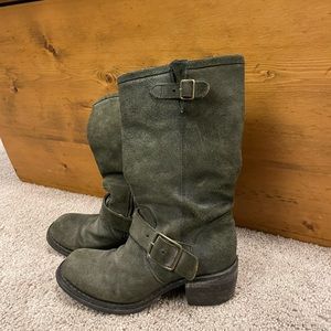 Fiorentini + Baker Green Combat Boots